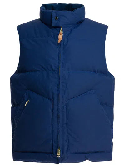 Manifattura Ceccarelli Goose Down Vest Jackets Blue In Blue