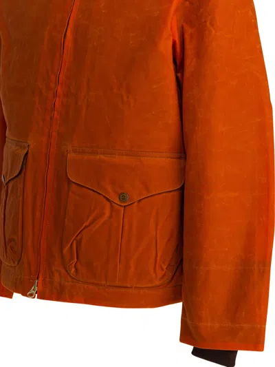 Manifattura Ceccarelli "balzer Coat" Jacket In Orange