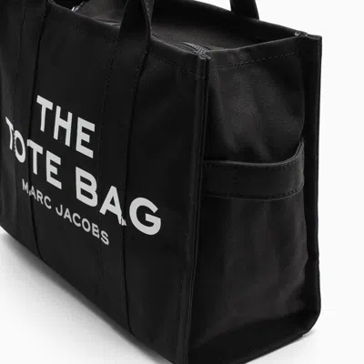 Marc Jacobs Black Canvas Large Tote Bag In Black