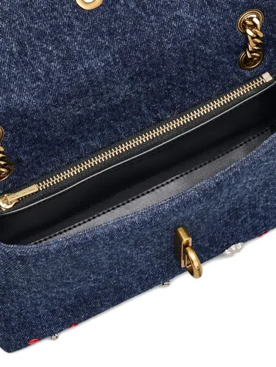 Marc Jacobs "the Dual Chain Mini Bag" Denim Mini Bag