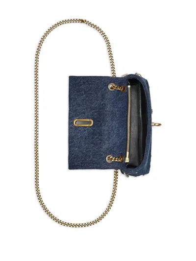 Marc Jacobs "the Dual Chain Mini Bag" Denim Mini Bag