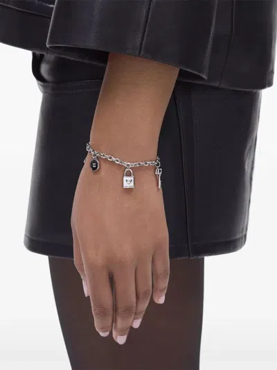 Marc Jacobs Bracciale Button Charm In Metallic