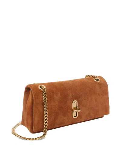 Marc Jacobs Brown Suede Leather Handbag In Brown