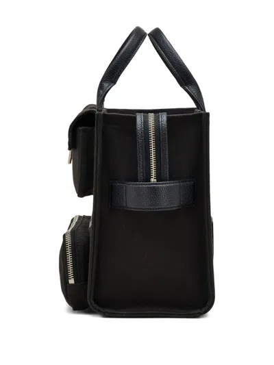 Marc Jacobs The Cargo Canvas Medium Tote Bag In Black