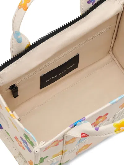 Marc Jacobs The Daisy Canvas Small Tote Bag In Neutral
