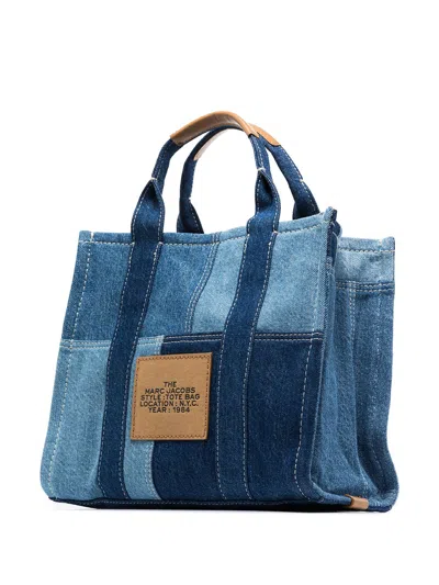 Marc Jacobs The Denim Medium Tote Bag In Blue