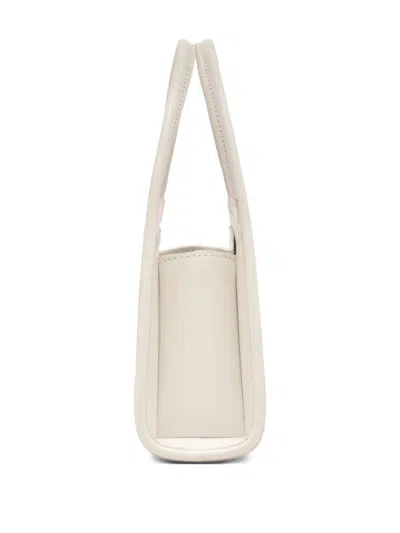 Marc Jacobs The Glam Claw Clip Cotton White Leather Cross-body Bag Siz In Neutral