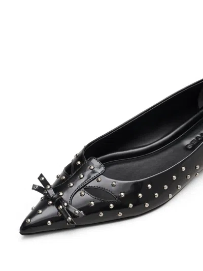 Marc Jacobs The Glam Studs Kat Ballet Flats In Black