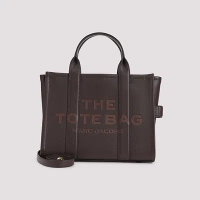 Marc Jacobs The Leather Medium Tote Ganache Bag In Brown