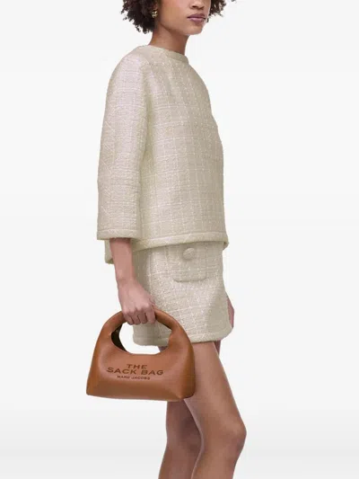 Marc Jacobs The Salk Mini Leather Handbag In Brown