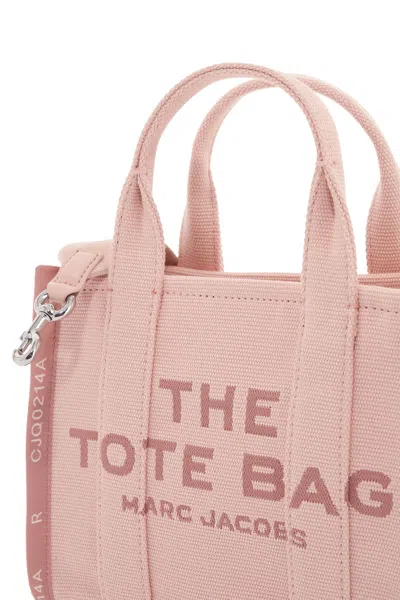 Marc Jacobs Pink Canvas Small The Tote Bag Handbag In Pink