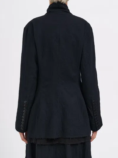 Marc Le Bihan Wool Jacket In Black