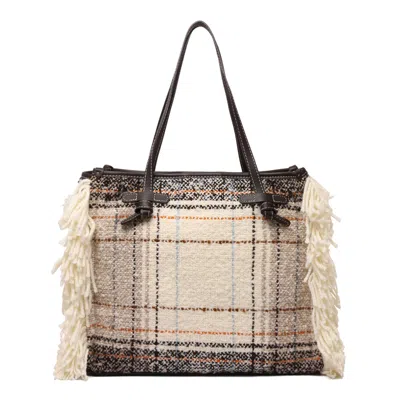 Marcella Cream Bag In Multi