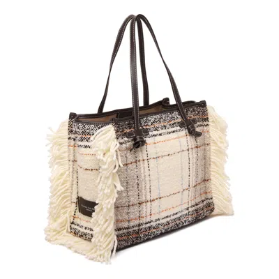 Marcella Cream Bag In Multi