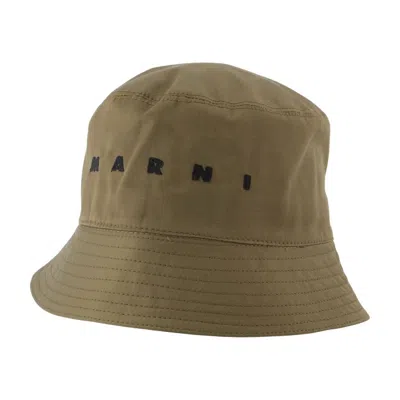 Marni Bucket Hat In Brown
