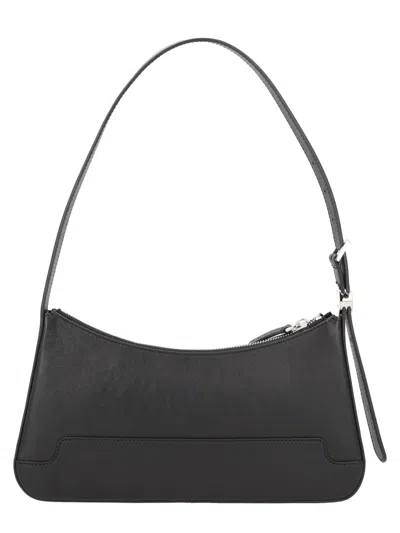 Marni Leather Shoulder Bag In Black