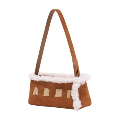 Marni Museo Shoulder Bag In Brown