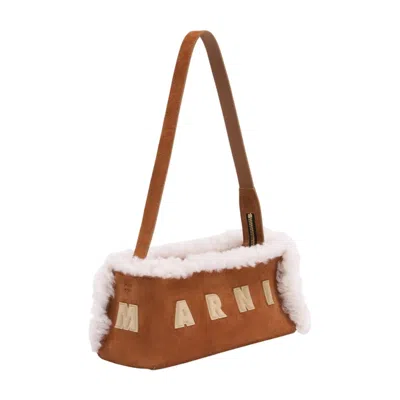 Marni Museo Shoulder Bag In Brown