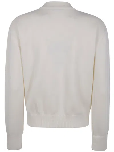 Max Mara "pelago" Merinos Wool Bomber Jacket In Neutral