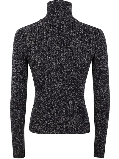 Max Mara Wool And Cashmere-blend Turtleneck Sweater In Gray