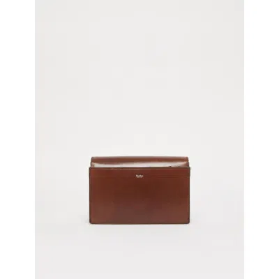 Max Mara Structured Shoulder Bag Top Handle Design In Brown