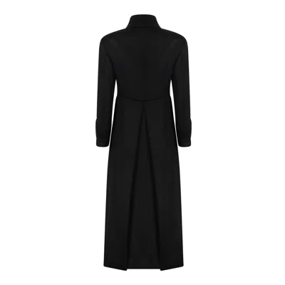 Max Mara Black Camel Coat In Black