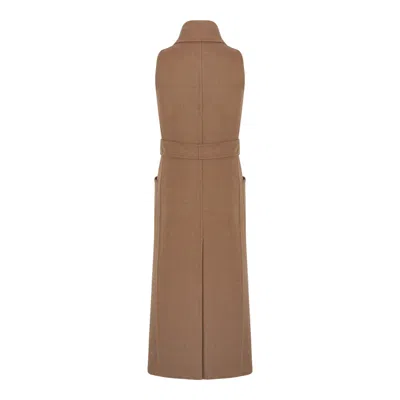 Max Mara Camel Camel Coat In Brown