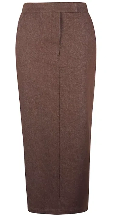 Max Mara Concealed Fastening Trousers In Brown