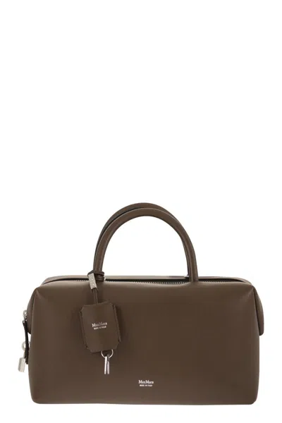 Max Mara Holdallm Medium Satchel Bag In Brown