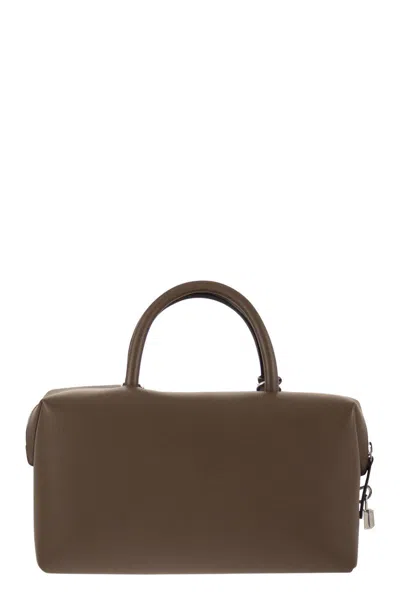 Max Mara Holdallm Medium Satchel Bag In Brown