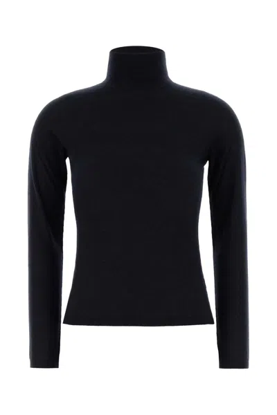 Max Mara Midnight Blue Cashmere Means Sweater In Black