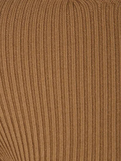 Max Mara Arcella123 Basic Sweater In Brown