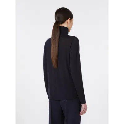 Max Mara Saluto Sweater Blue In Blue