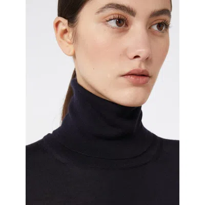 Max Mara Saluto Sweater Blue In Blue