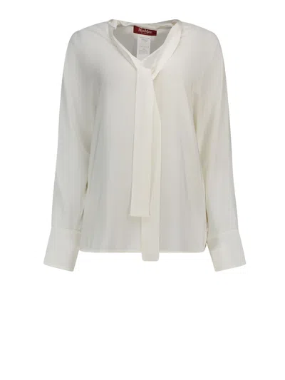 Max Mara Studio Shirts In White