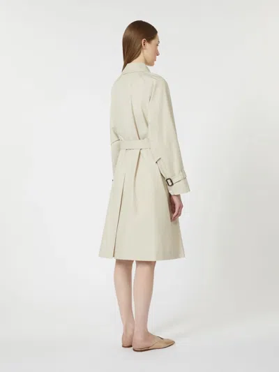 Max Mara The Cube Mtcctrench Raincoat Camel In Neutral