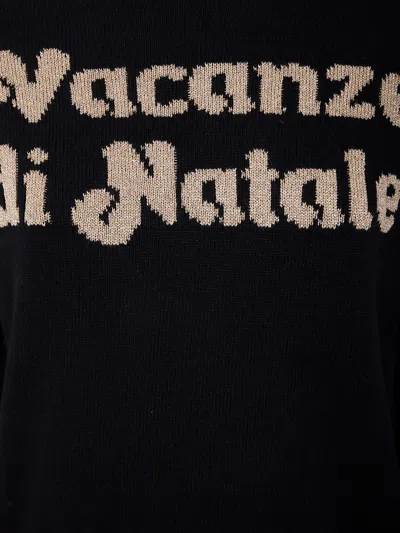 Mc2 Saint Barth Logo Sweater In Blue