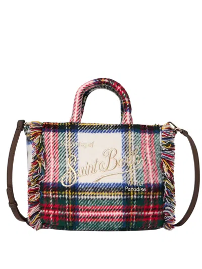 Mc2 Saint Barth "vanity Mini Wool" Tote Bag In Multi