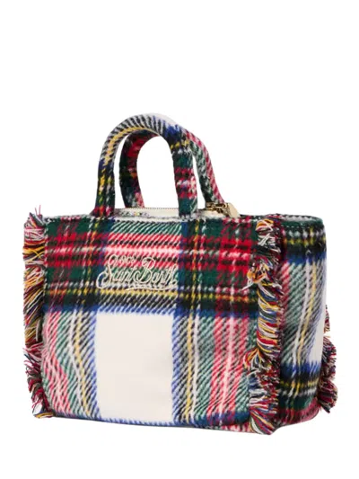 Mc2 Saint Barth "vanity Mini Wool" Tote Bag In Multi