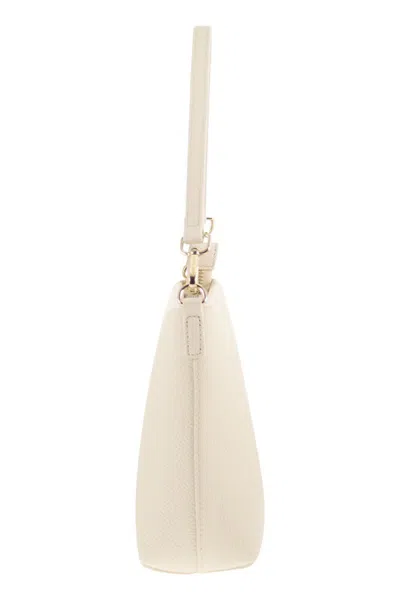 Mc2 Saint Barth Aline - Hammered Leather Bag In Neutral