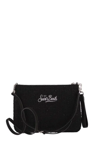 Mc2 Saint Barth Parisienne - Fabric Clutch Bag In Black