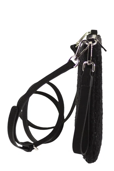 Mc2 Saint Barth Parisienne - Fabric Clutch Bag In Black