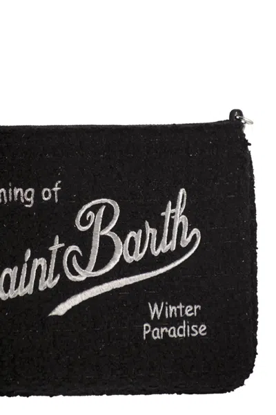 Mc2 Saint Barth Parisienne - Fabric Clutch Bag In Black
