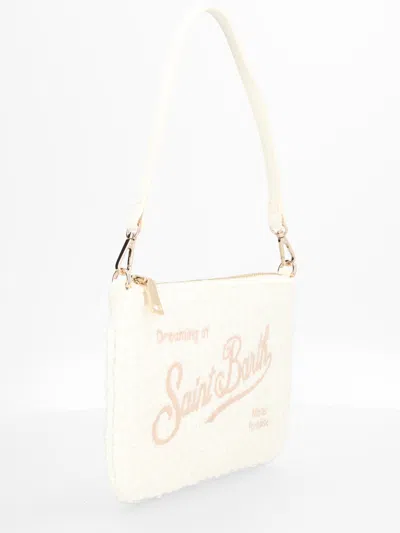 Mc2 Saint Barth Powder Polyester Viscose Bag In Neutral