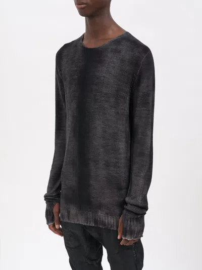 Md75 Crew Neck Wool Sweater In Gray