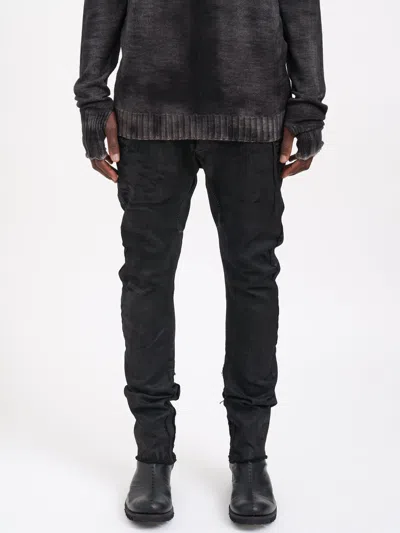Md75 Slim Denim Trousers In Black