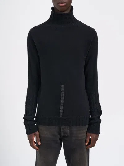 Md75 Wool Turtleneck Sweater In Black