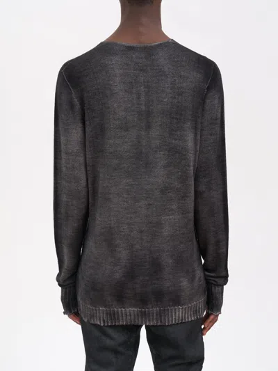 Md75 Crew Neck Wool Sweater In Gray