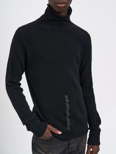 Md75 Wool Turtleneck Sweater In Black