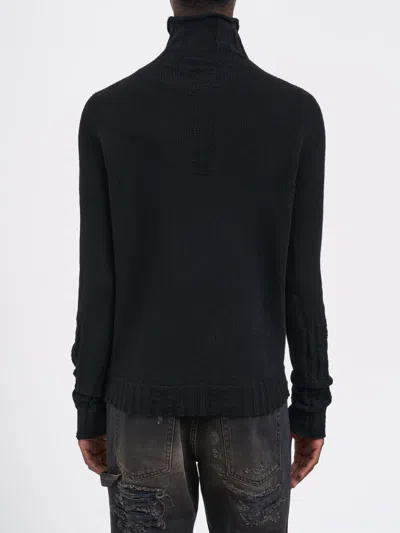 Md75 Wool Turtleneck Sweater In Black